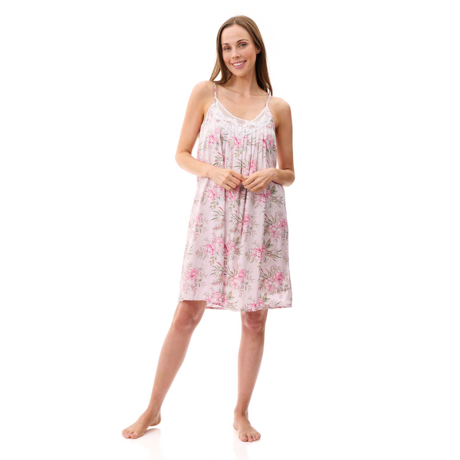 Givoni Short Chemise Lace Motif